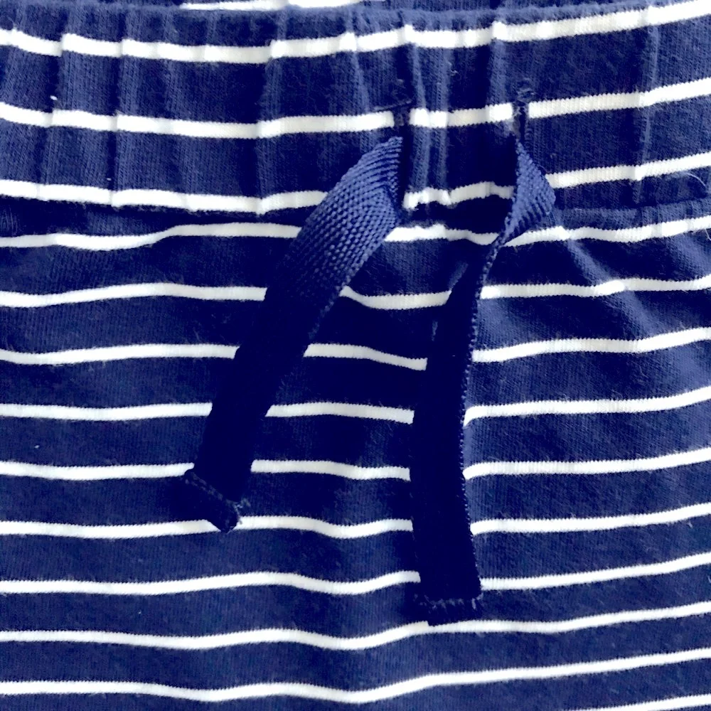 NWOT Petitlem 3 months baby boy pant and top set navy blue and white